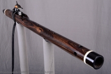 African Blackwood  Native American Flute, Minor, Mid F#-4, #K35J (4)